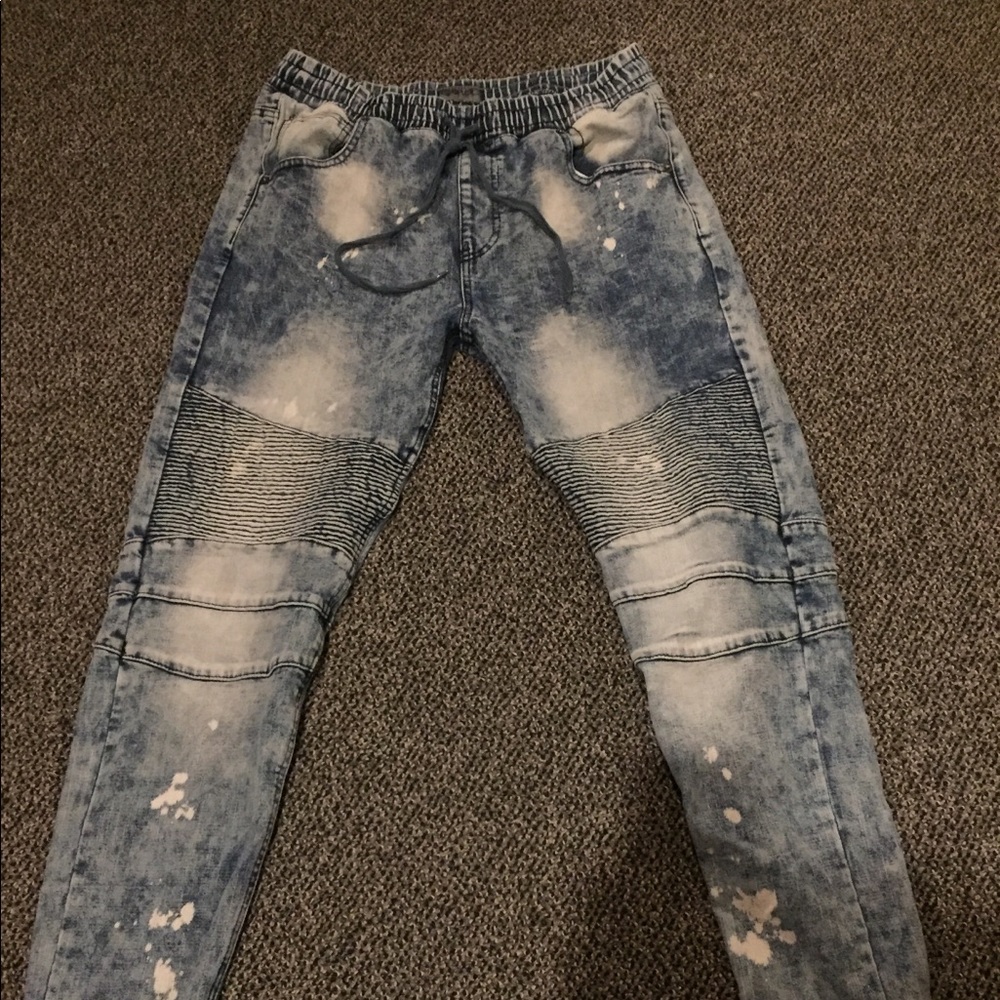 Jean joggers